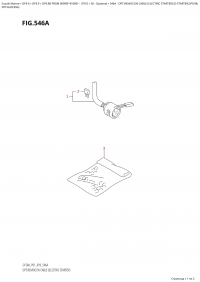 546A - Opt:remocon Cable (Electric Starter) (E-Starter,Df9.9B, (546A - :    () (  , Df9.9B,)