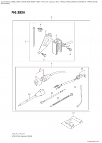 553A  -  Opt:electrical  (Manual  Starter)  (M-Starter,Df9.9B, (553A - :  ( ) (   , Df9.9B,)