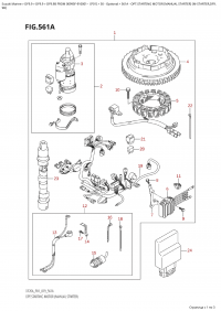 561A  -  Opt:starting  Motor  (Manual  Starter) (M-Starter,Df9. (561A - :  ( ) (   , Df9.)