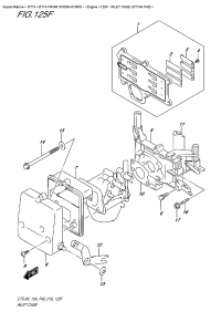 125F  -  Inlet  Case  (Dt15A P40) (125F -  Case (Dt15A P40))