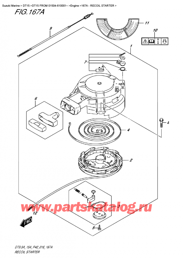   ,    , Suzuki DT15A FROM 01504-610001~   2016 ,  