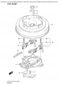 303E  -  Magneto  (Electric  Starter)  (Dt15A  P40) (303E -  () (Dt15A P40))