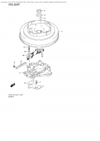 303F  -  Magneto  (Manual  Starter)  (Dt15A  P40) (303F -  ( ) (Dt15A P40))