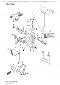 336B  -  Swivel Bracket  (Dt9.9A  P40)(Dt15A  P40) (336B -   (Dt9.9A P40) (Dt15A P40))