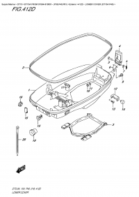 412D  -  Lower Cover (Dt15A  P40) (412D -    (Dt15A P40))