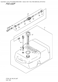 432F - Fuel  Tank  (Resin:25L) (Dt15A  P40) (432F -   (Resin: 25L) (Dt15A P40))