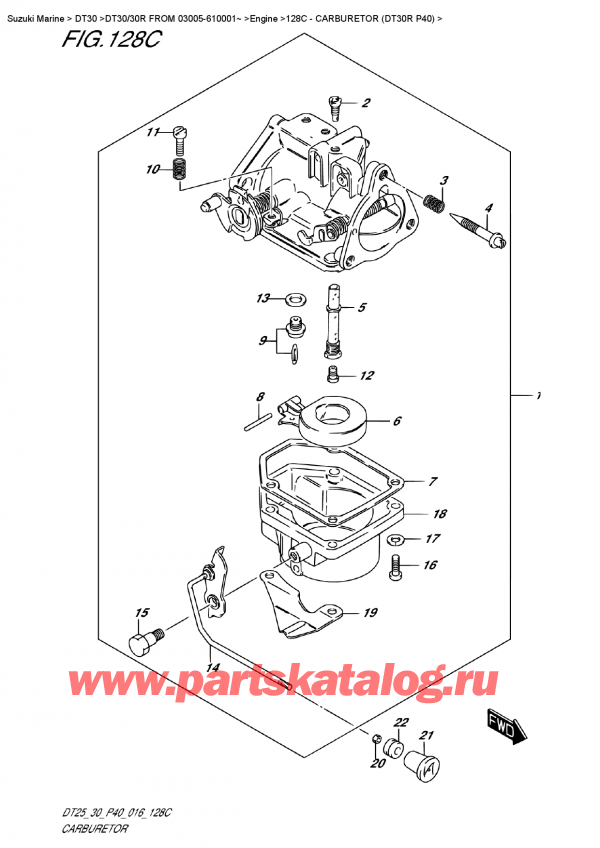  ,   , Suzuki DT30 RS / RL  FROM 03005-610001~   2016 ,  (Dt30R P40)