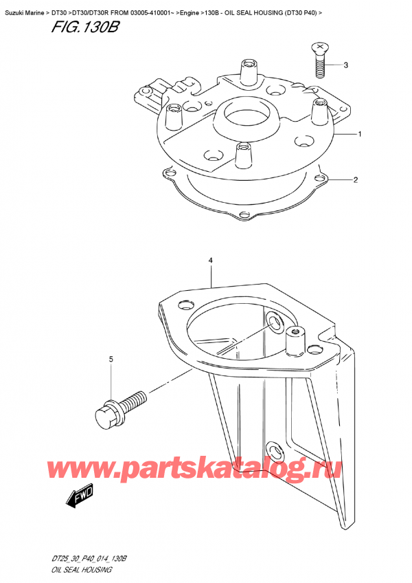 ����� ��������, , Suzuki DT30 S-L FROM 03005-410001~ ������ 2014 ����, ������ �������� (Dt30 P40)