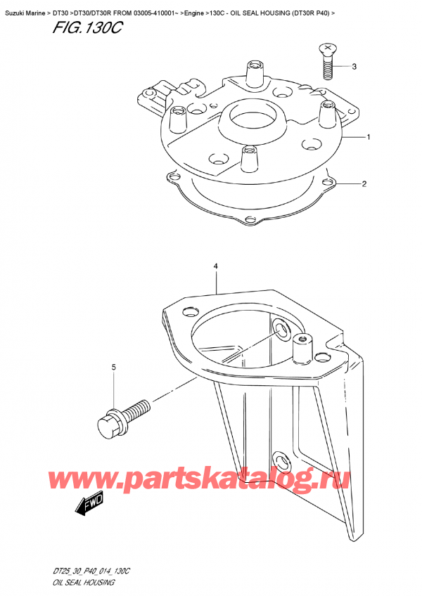 �������������, �� ��������� �������� �����, SUZUKI DT30R S / L FROM 03005-410001~, ������ �������� (Dt30R P40)