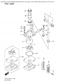 160E  -  Water  Pump (Dt30R P40)  (Up  To  Vin.712192) (160E -   (Dt30R P40) ( To Vin.712192))