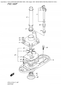 160F  -  Water  Pump (Dt30R P40)  (From  Vin.712193) (160F -   (Dt30R P40) (From Vin.712193))