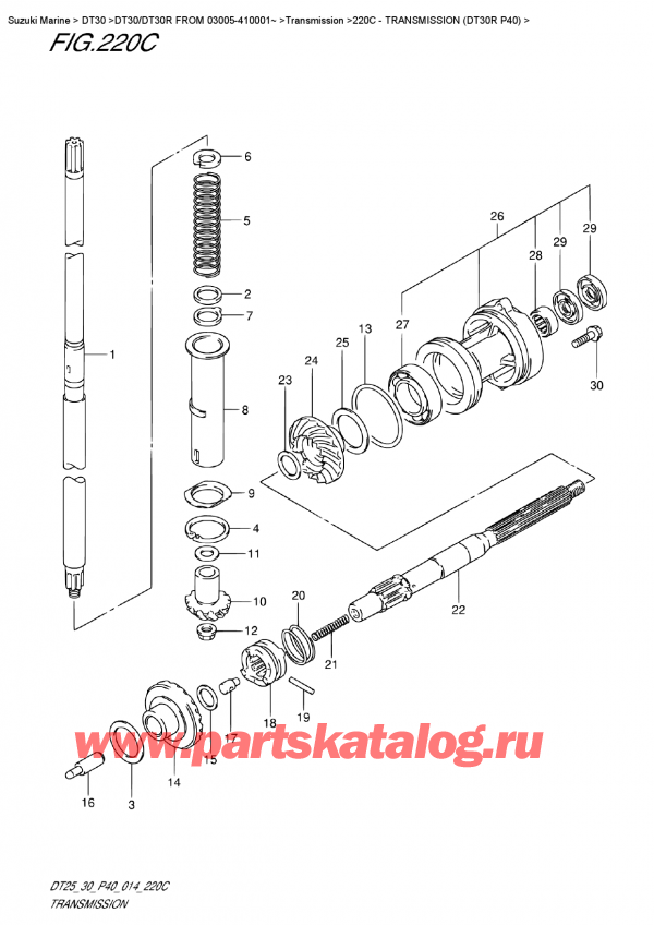   ,   ,  DT30R S / L FROM 03005-410001~,  (Dt30R P40)