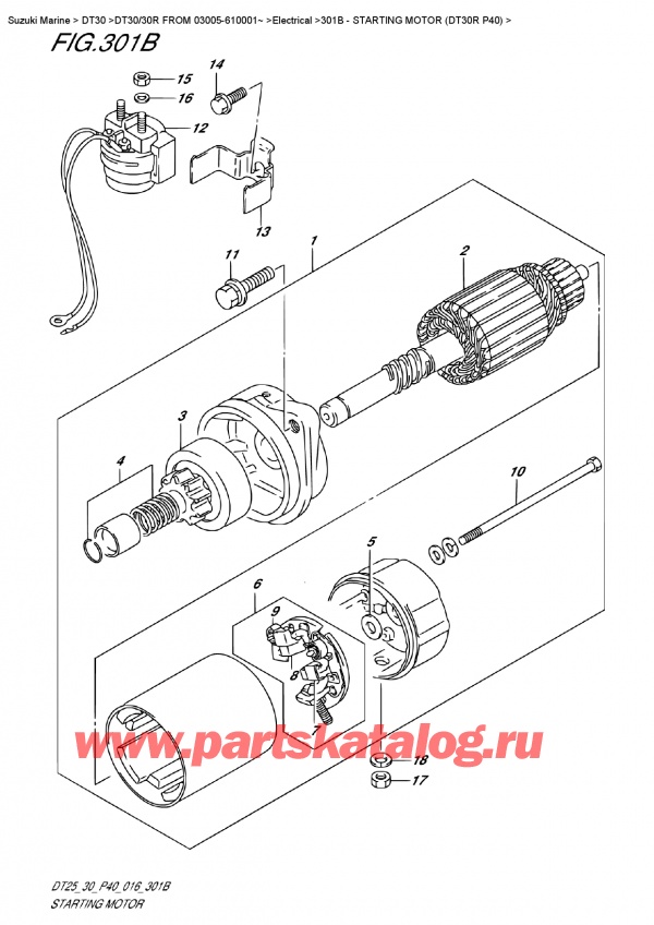  ,   , Suzuki DT30 RS / RL  FROM 03005-610001~ ,   (Dt30R P40)