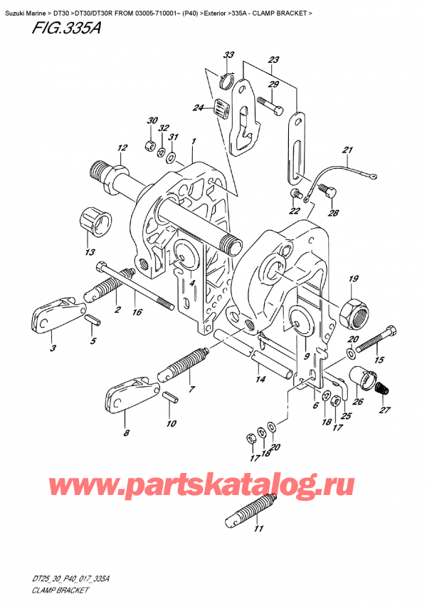  ,    , Suzuki DT30R S/L FROM 03005-710001~ (P40),  
