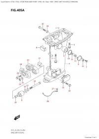 405A - Drive Shaft Housing (S-Transom) (405A - ������ ���� �������� (S-Transom))