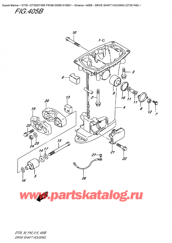  ,   , SUZUKI DT30E S/L FROM 03005-510001~,    (Dt30 P40)
