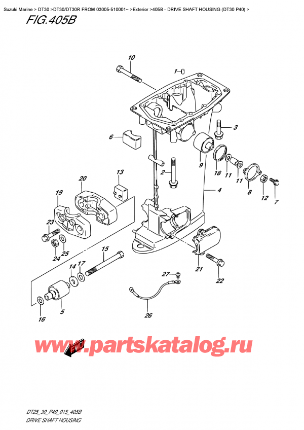  ,   , Suzuki DT30E S/L FROM 03005-510001~  2015 ,    (Dt30 P40)