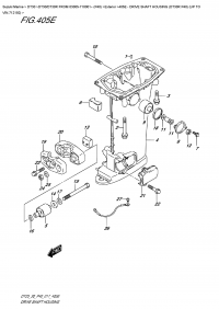 405E  -  Drive  Shaft Housing  (Dt30R  P40)  (Up  To  Vin.712192) (405E -    (Dt30R P40) ( To Vin.712192))