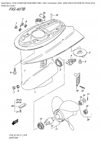 407B  -  Gear Case  (Dt25 From  Vin.710332)  (Dt30  From  Vin.712193) (407B -    (Dt25 From Vin.710332) (Dt30 From Vin.712193))
