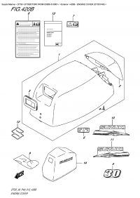 420B  -  Engine  Cover (Dt30  P40) (420B -   () (Dt30 P40))