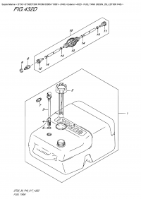 432D  -  Fuel  Tank (Resin,  25L)  (Dt30R  P40) (432D -   (Resin, 25L) (Dt30R P40))