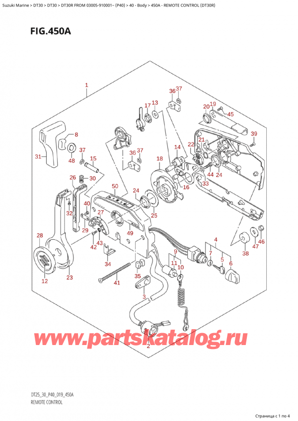  ,   ,  Suzuki DT30R S / L FROM 03005-910001~ (P40 020),   (Dt30R)