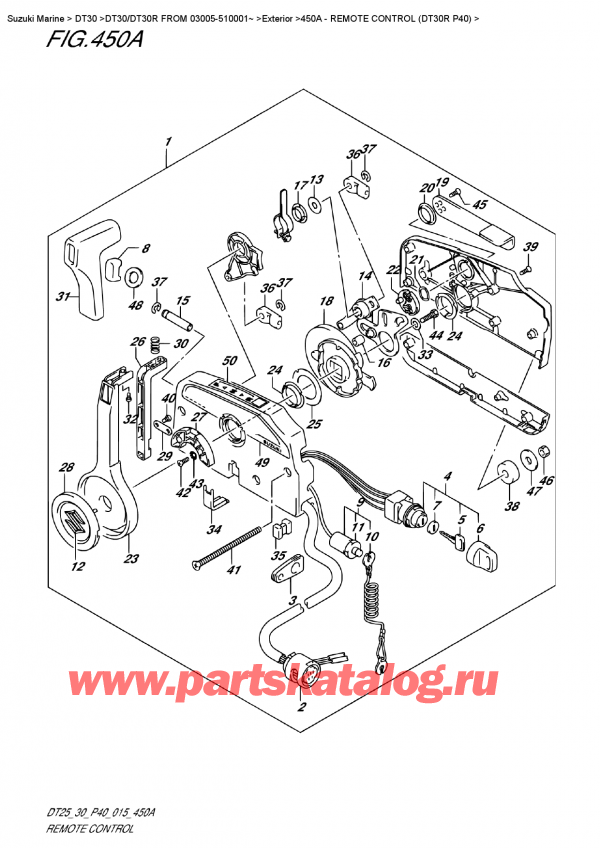   ,   , Suzuki DT30R S/L FROM 03005-510001~  2015 ,   (Dt30R P40)