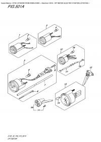501A - Opt:meter (Electric Starter) (Dt30 P40) (501A - :       (Dt30 P40))