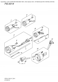 501A  -  Opt:meter (Electric Starter)  (Dt30  P40) (501A - :       (Dt30 P40))