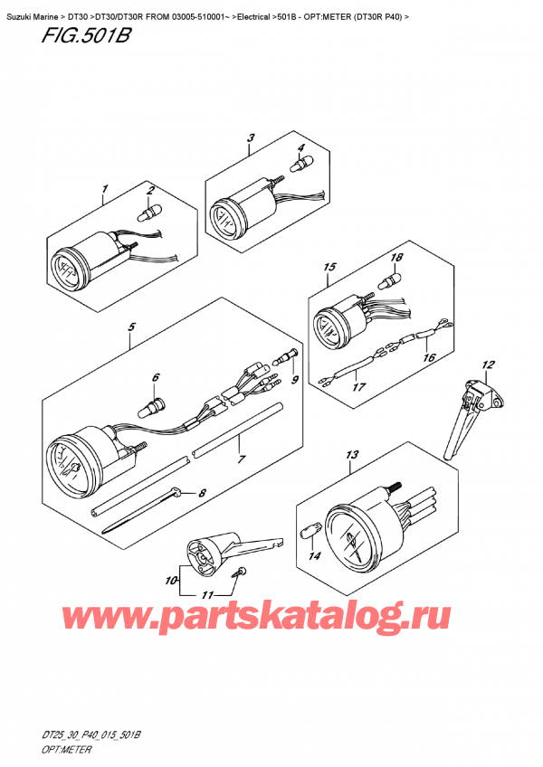  ,  , Suzuki DT30R S/L FROM 03005-510001~  2015 , :  (Dt30R P40)