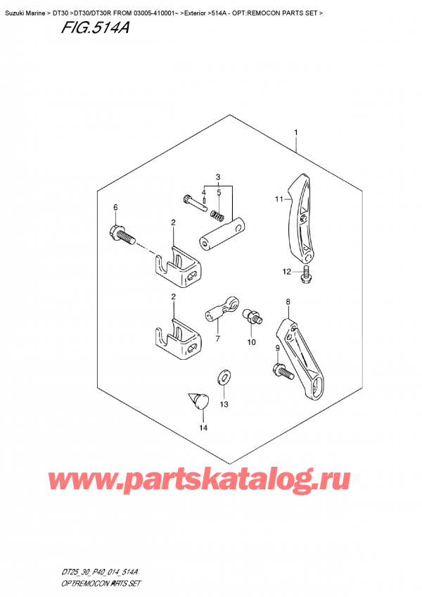 ,    , Suzuki DT30E S / L FROM 03005-410001~   2014 , :   