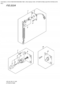 533A  -  Opt:switch  Panel  (Electric  Starter)  (Dt30  P40) (533A - :      (Dt30 P40))