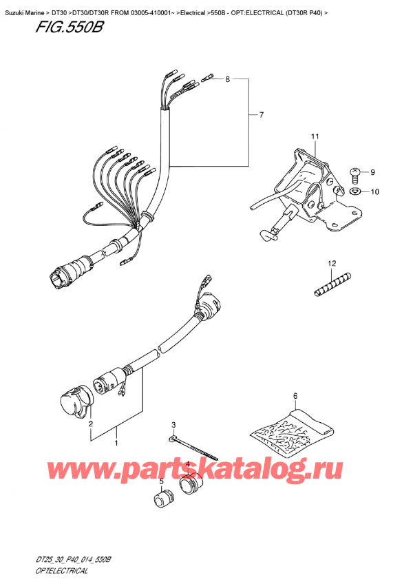  ,   , Suzuki DT30R S / L FROM 03005-410001~  2014 , :  (Dt30R P40)