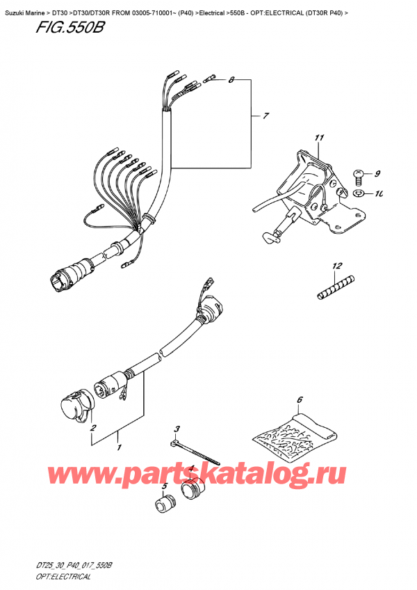  ,   ,  DT30R S/L FROM 03005-710001~ (P40), Opt:electrical  (Dt30R  P40)