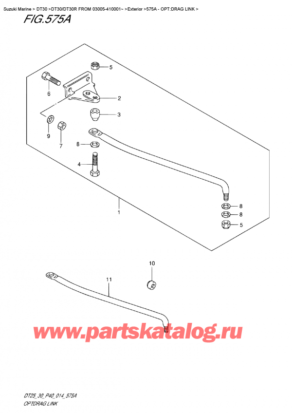  ,   , Suzuki DT30 S-L FROM 03005-410001~, :   / Opt:drag  Link