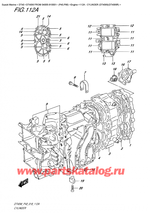 ��������, �� ��������� �������� ���������, Suzuki DT40W S-L FROM 04005-910001~ (P40), ������� (Dt40W) (Dt40Wr)