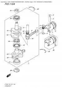 116A  -  Crankshaft (Dt40W)(Dt40Wr) (116A -  (Dt40W) (Dt40Wr))