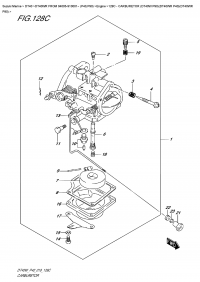 128C  -  Carburetor (Dt40W P90)(Dt40Wr  P40)(Dt40Wr  P90) (128C -  (Dt40W P90) (Dt40Wr P40) (Dt40Wr P90))