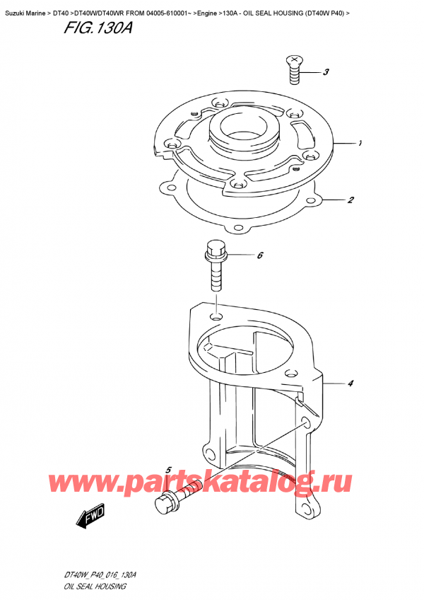  ,    , Suzuki DT40W S/L FROM 04005-610001~ ,   (Dt40W P40)