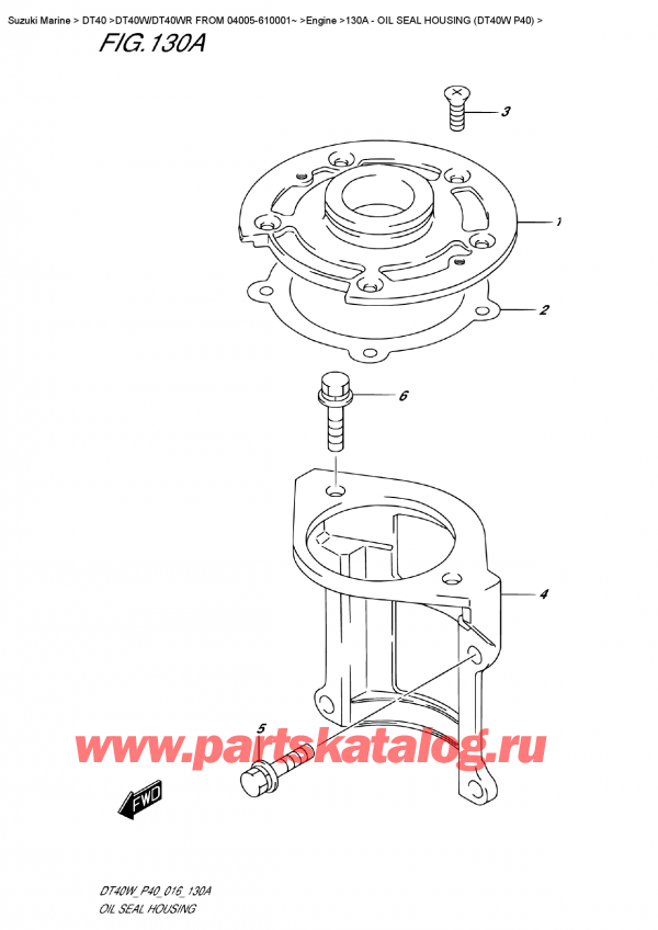 ,    , Suzuki DT40W S/L FROM 04005-610001~ ,   (Dt40W P40)