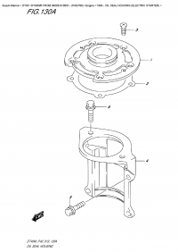 130A  -  Oil  Seal Housing  (Electric  Starter) (130A -   ())