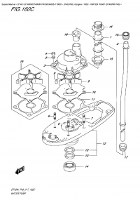 160C  -  Water Pump (Dt40Wr   P40) (160C -   (Dt40Wr P40))