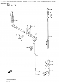 201A  -  Clutch (Dt40W P40)(Dt40W  P90)(Dt40Wr  P90)(Dt40Wk  P40) (201A -  (Dt40W P40) (Dt40W P90) (Dt40Wr P90) (Dt40Wk P40))