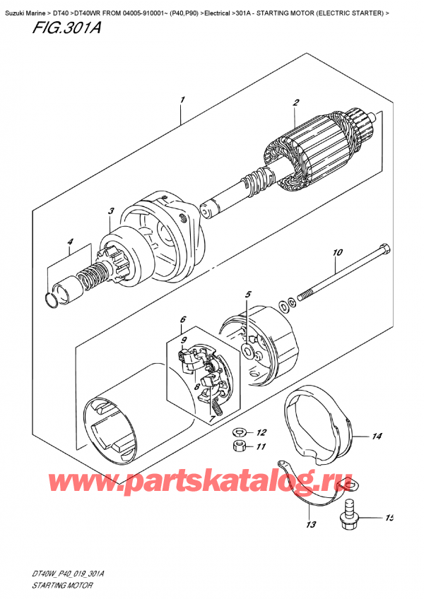  ,   , SUZUKI DT40W RS-RL FROM 04005-910001~ (P40)  2019 ,   ()