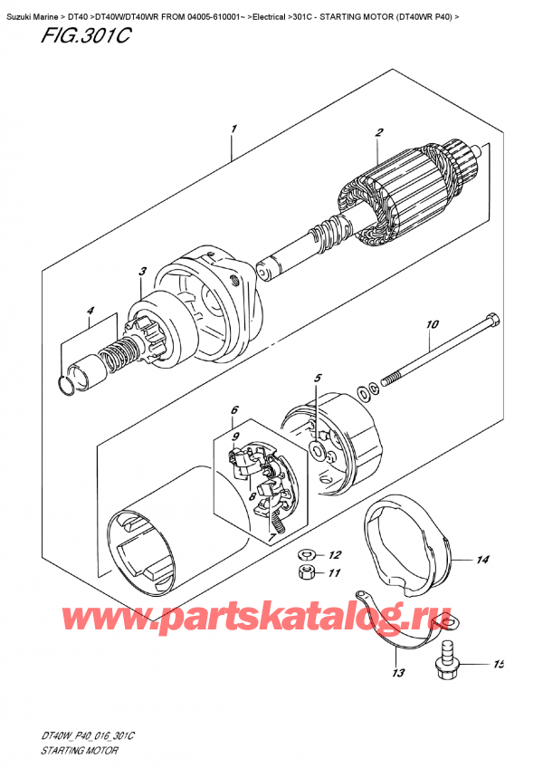 ,   , Suzuki DT40W RS/RL FROM 04005-610001~   2016 ,   (Dt40Wr P40)
