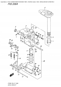 336A  - Swivel  Bracket  (Dt40W  P40) (336A -   (Dt40W P40))