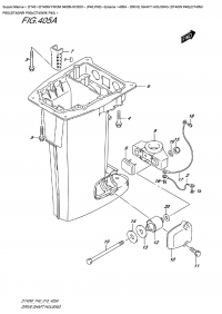 405A  -  Drive  Shaft Housing (Dt40W P40)(Dt40W  P90)(Dt40Wr  P90)(Dt40Wk  P40) (405A -    (Dt40W P40) (Dt40W P90) (Dt40Wr P90) (Dt40Wk P40))