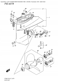 407A - Gear  Case (407A -   )