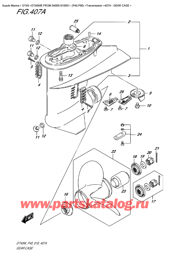   ,   , Suzuki DT40W RS-RL FROM 04005-910001~ (P40),   