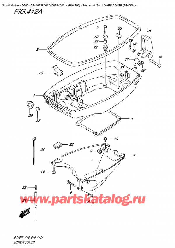  ,  ,  DT40W S-L FROM 04005-910001~ (P40),    (Dt40W)